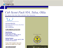 Tablet Screenshot of pack954.tripod.com