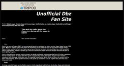 Desktop Screenshot of dbz0101.tripod.com