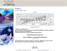 Tablet Screenshot of fklavye.tripod.com