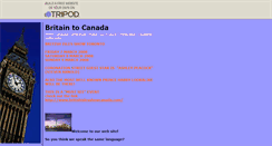 Desktop Screenshot of britaintocanada.tripod.com
