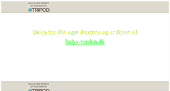 Desktop Screenshot of ladys-verden.tripod.com