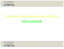 Tablet Screenshot of ladys-verden.tripod.com