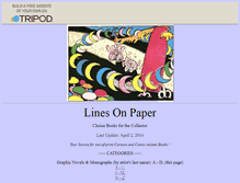 Tablet Screenshot of linesonpaper.tripod.com