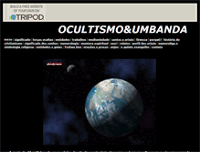 Tablet Screenshot of ocultismo-umbanda.tripod.com