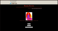 Desktop Screenshot of beautysecrets4u.tripod.com