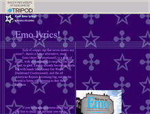 Tablet Screenshot of emogirlslyrics.tripod.com