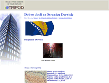 Tablet Screenshot of dervisic.tripod.com