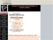 Tablet Screenshot of conwayfalcons.tripod.com