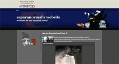 Desktop Screenshot of ccparanormal.tripod.com