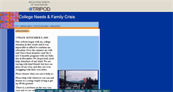 Desktop Screenshot of collegecrisis.tripod.com