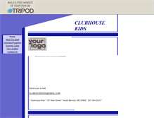 Tablet Screenshot of clubhousekidsmaine.tripod.com