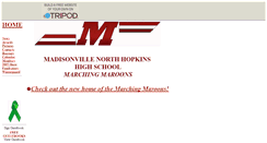 Desktop Screenshot of marchingmaroon.tripod.com