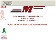 Tablet Screenshot of marchingmaroon.tripod.com
