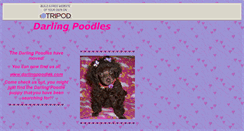 Desktop Screenshot of darlingpoodles.tripod.com