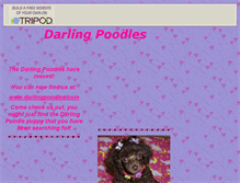 Tablet Screenshot of darlingpoodles.tripod.com