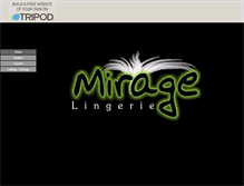 Tablet Screenshot of mirage-lingerie.tripod.com