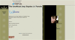 Desktop Screenshot of joeygj.tripod.com