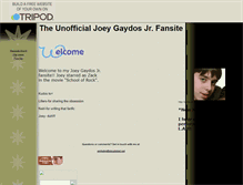 Tablet Screenshot of joeygj.tripod.com