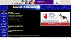 Desktop Screenshot of keepsakeshepherds.tripod.com