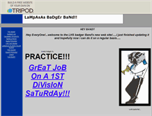 Tablet Screenshot of bandgeek06.tripod.com