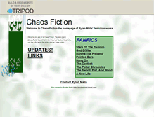 Tablet Screenshot of chaosfiction.tripod.com