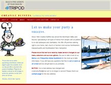 Tablet Screenshot of creativebuffets.tripod.com