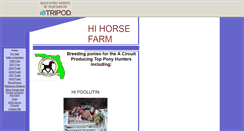 Desktop Screenshot of hihorsefarm.tripod.com