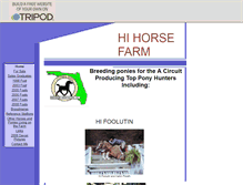 Tablet Screenshot of hihorsefarm.tripod.com