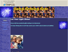 Tablet Screenshot of campshiningstar.tripod.com