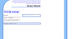 Desktop Screenshot of beckyp315.tripod.com