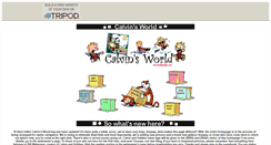Desktop Screenshot of calvinsworld.tripod.com