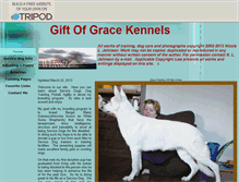 Tablet Screenshot of giftofgracekennels.tripod.com