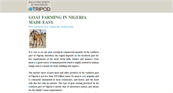 Desktop Screenshot of goatfarming.tripod.com
