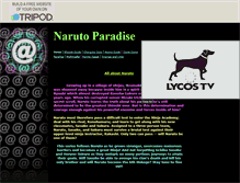 Tablet Screenshot of narutoparadise.tripod.com