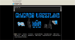 Desktop Screenshot of chicagowrestlingandmma.tripod.com