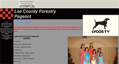 Desktop Screenshot of leeforestrypageant.tripod.com