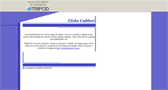 Desktop Screenshot of elishacuthbert24.tripod.com