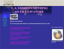 Tablet Screenshot of lafashion999.tripod.com