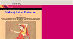 Desktop Screenshot of maharajrestaurant.tripod.com