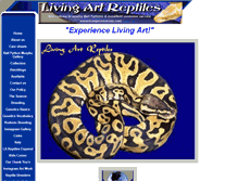 Tablet Screenshot of livingartreptiles.tripod.com