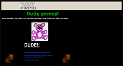 Desktop Screenshot of dudegames.tripod.com