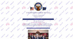 Desktop Screenshot of coldwaterlodge1023.tripod.com