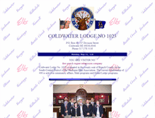 Tablet Screenshot of coldwaterlodge1023.tripod.com