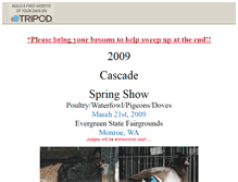 Tablet Screenshot of cascadespringshow.tripod.com