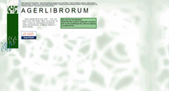 Desktop Screenshot of agerlibrorum.tripod.com