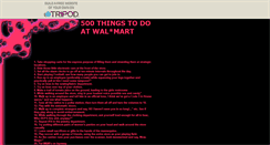 Desktop Screenshot of funthingstodoatwalmart.tripod.com