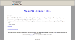 Desktop Screenshot of basichtml.tripod.com