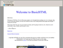 Tablet Screenshot of basichtml.tripod.com