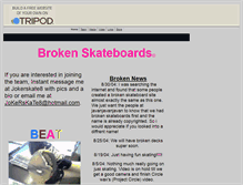 Tablet Screenshot of brokenskateboards.tripod.com