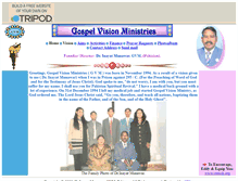 Tablet Screenshot of gospelvisionministry.tripod.com